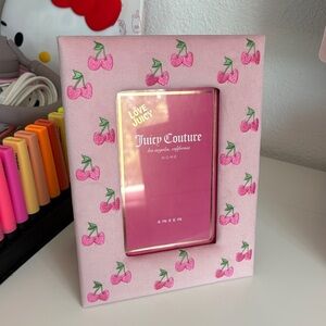 Juicy Couture Pink Cherry Embroidered Frame
